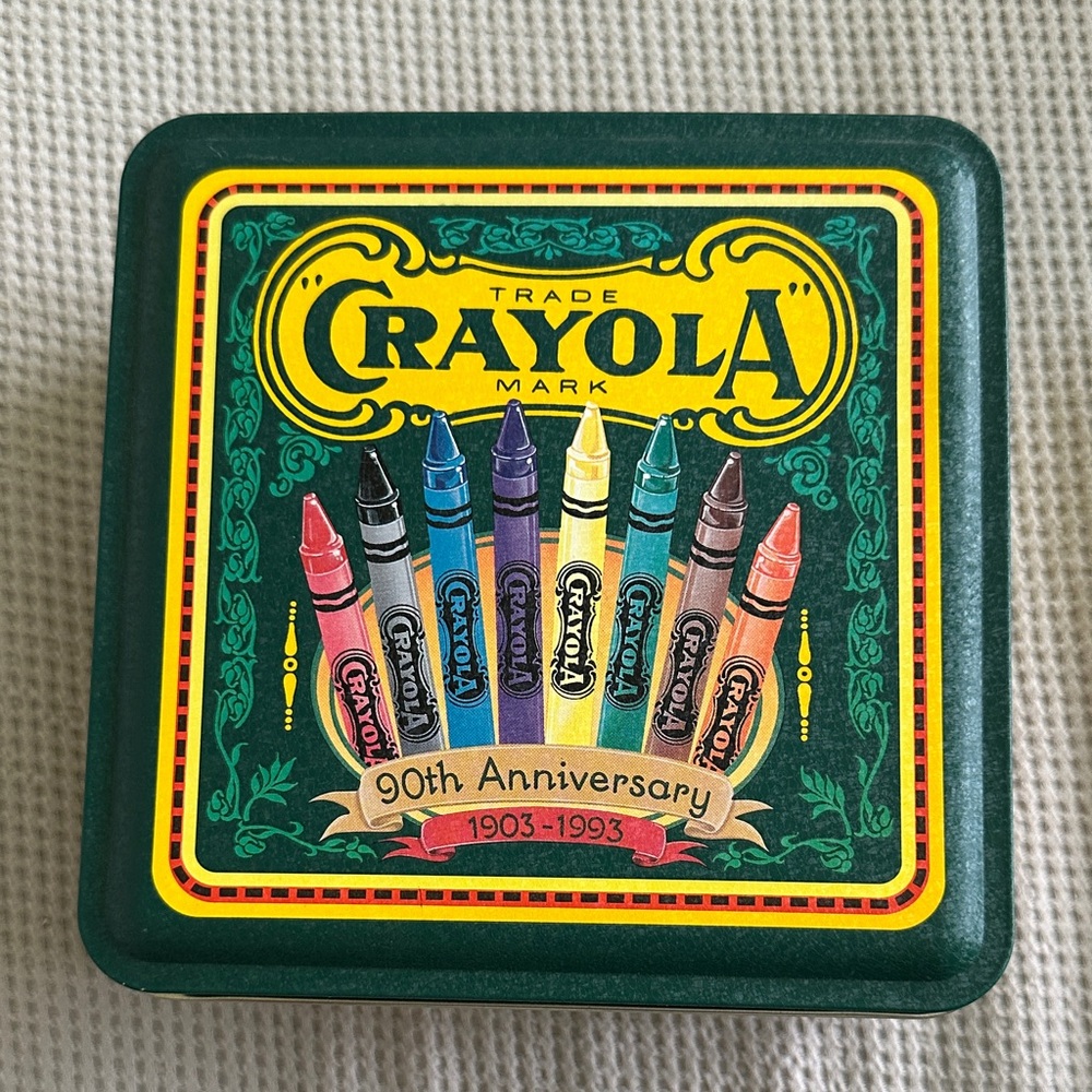 Crayola 90th Anniversary Collectible Tin 1903 to 1993